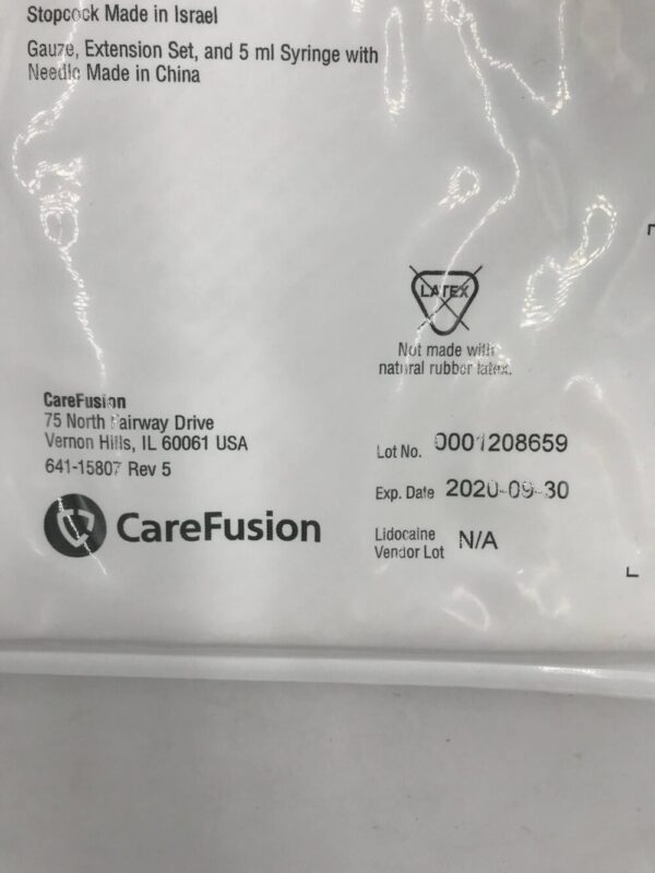 CareFusion 4306C Adult Lumbar Puncture Tray 22G x 3 1/2in(X)