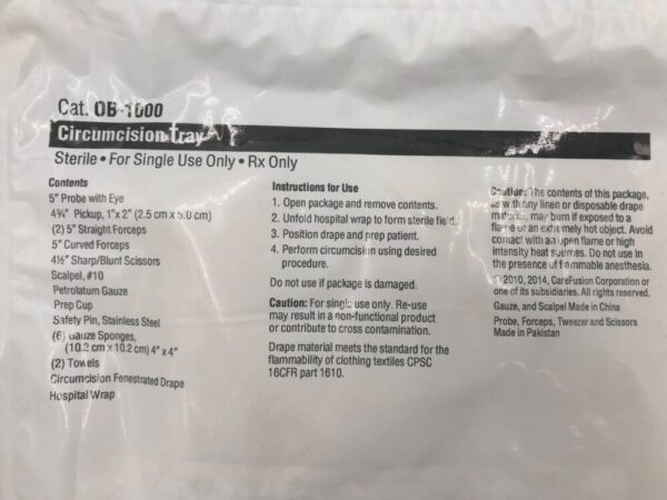 CareFusion BAK4511 Jamshidi Bone Marrow Biopsy and Aspiration Tray 11G x 4in(X)