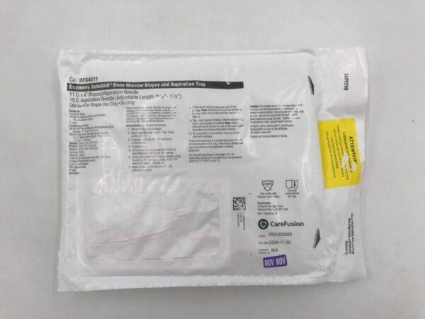 CareFusion BEK4511 Economy Jamshidi Bone Marrow Biopsy & Aspiration Tray 11G x 4in(X)