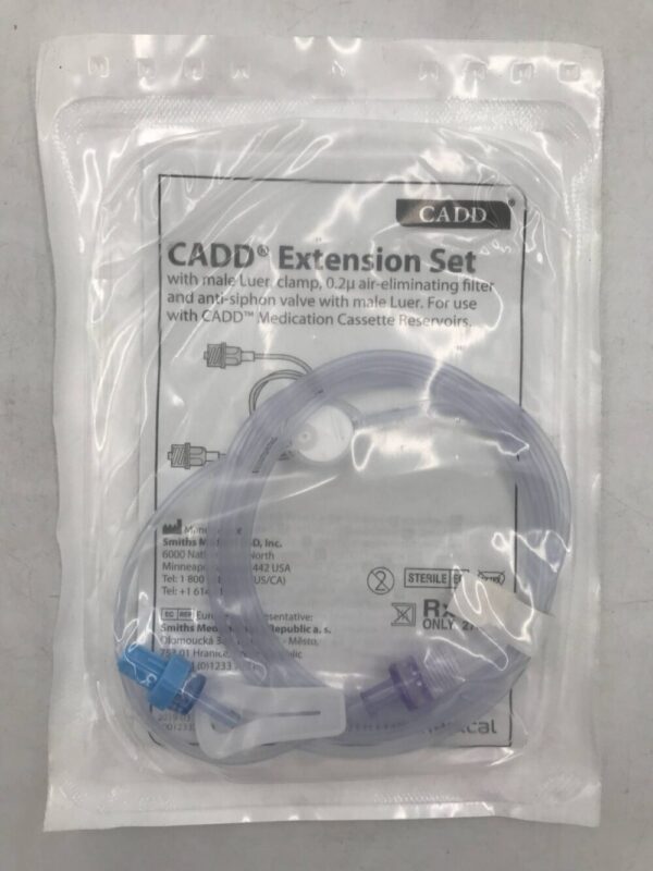 Smiths Medical 21-7106-24 Cadd Extension Set  152cm (60in.) (1.8mL)