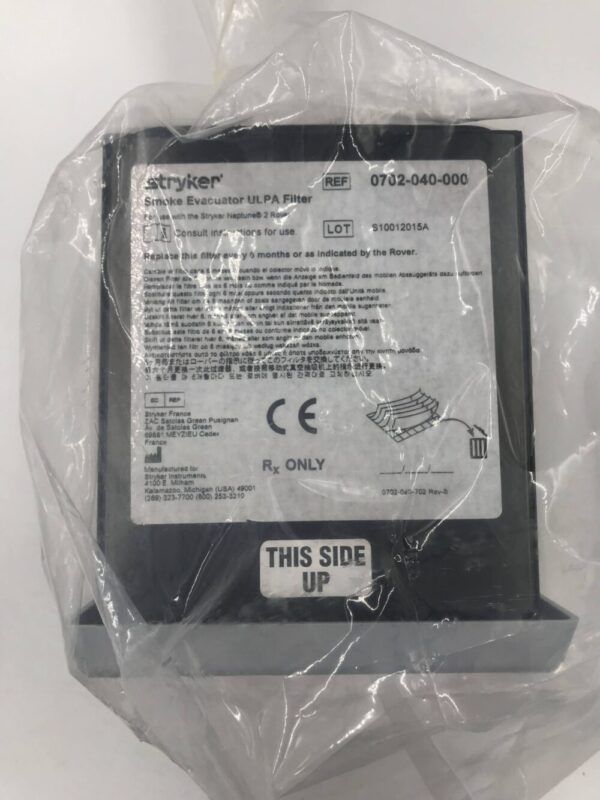 STRYKER 0702-040-000 Smoke Evacuator ULPA Filter