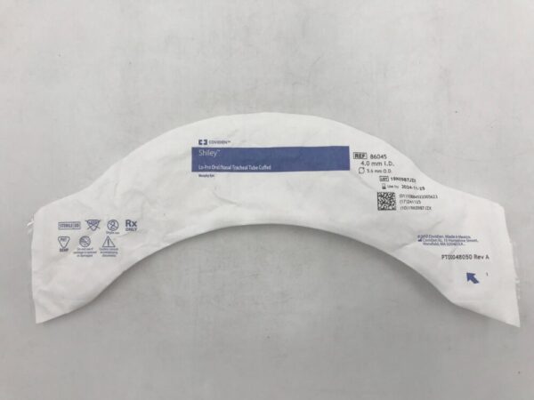 Covidien 86049 Shiley Lo-Pro Oral/Nasal Tracheal Tube Cuffed Murphy Eye 6.0mm I.D.