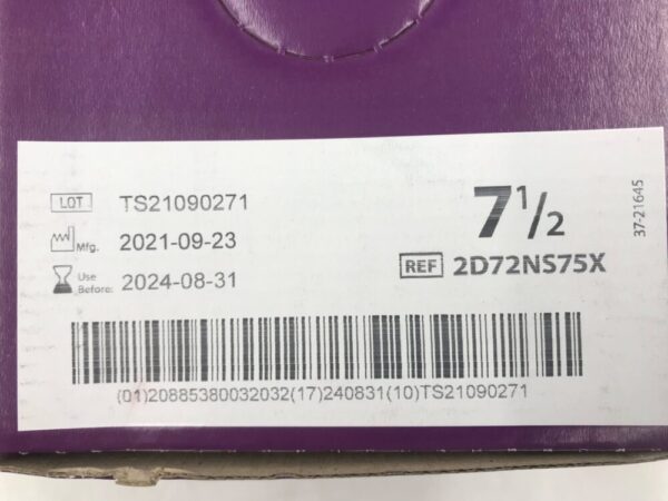 Cardinal Health 2D72NS75X Protexis Latex Surgical Gloves Powder-Free Nitrile Coating Size 7.5 (50 Pairs Per Box)