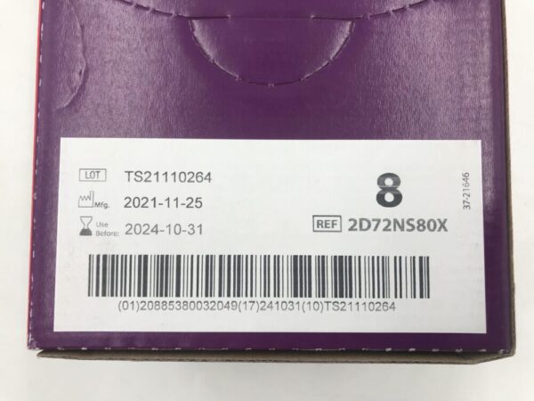 Cardinal Health 2D72NS80X Protexis Latex Surgical Gloves Powder-Free Nitrile Coating Size 8 (50 Pairs Per Box)