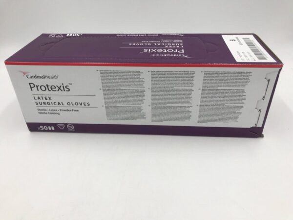 Cardinal Health 2D72NS80X Protexis Latex Surgical Gloves Powder-Free Nitrile Coating Size 8 (50 Pairs Per Box)