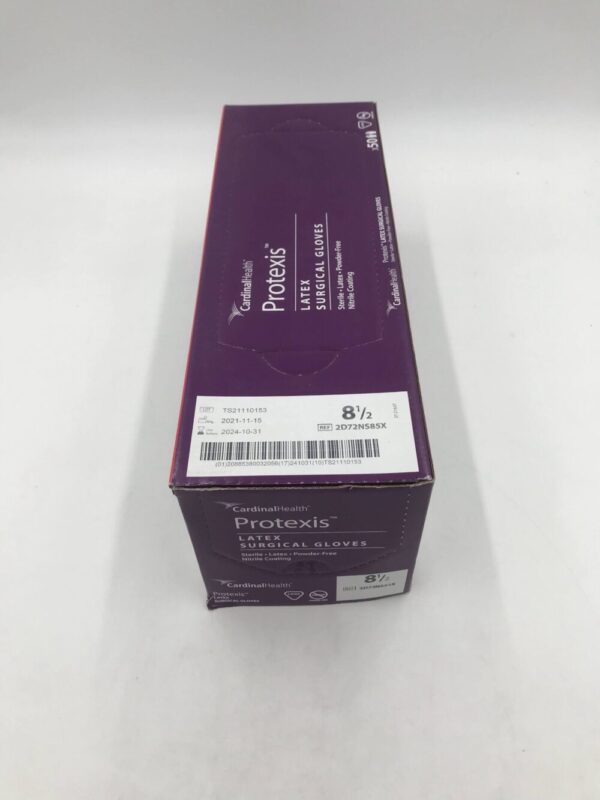 Cardinal Health 2D72NS85X Protexis Latex Surgical Gloves Powder-Free Nitrile Coating Size 8.5 (50 Pairs Per Box)