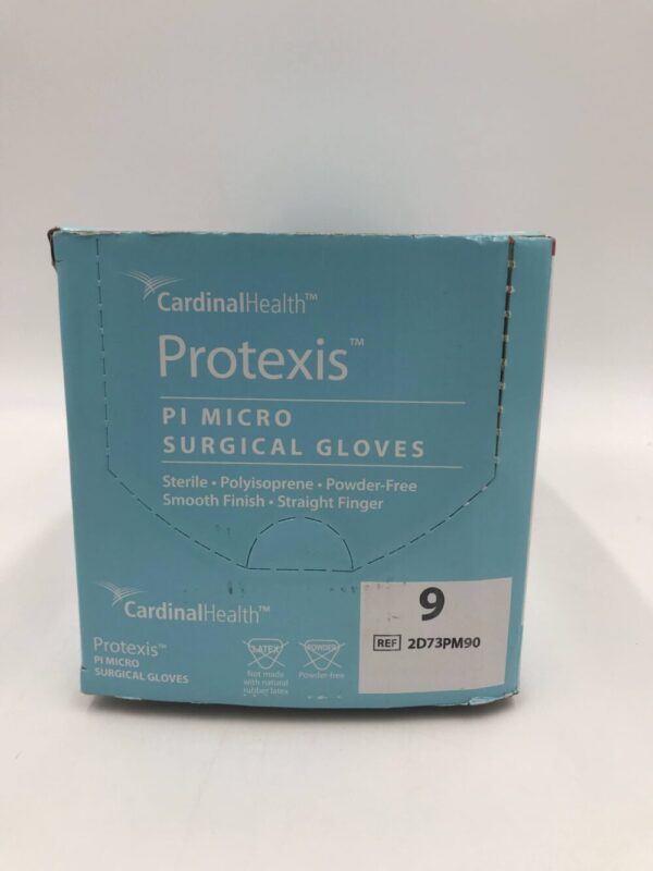 Cardinal Health  2D73PM90 Protexis PI Micro Surgical Gloves Powder-Free Smooth Finish Size 9 (50 pairs Per Box)