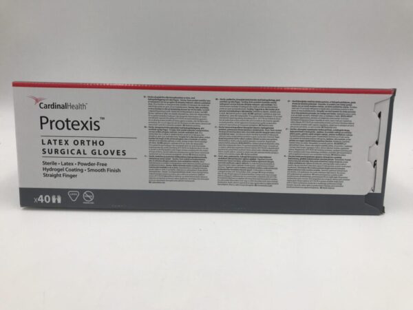 Cardinal Health 2D72LT70 Protexis Latex Ortho Surgical Gloves Powder-Free Hydrogel Coating Size 7 (40 Pairs Per Box)