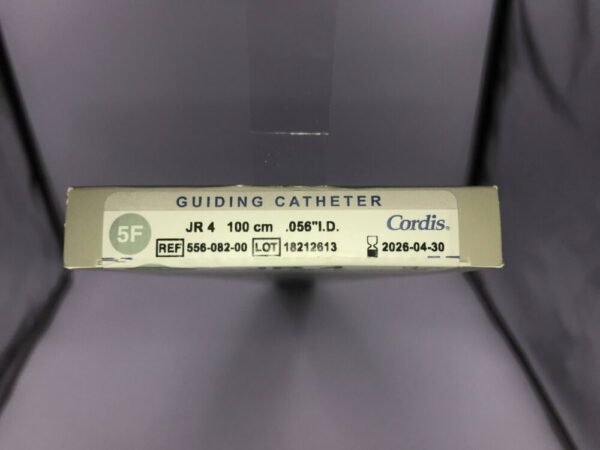 Cordis 556-082-00 JR 4 5F 100cm Guiding Catheter Vista Britetip