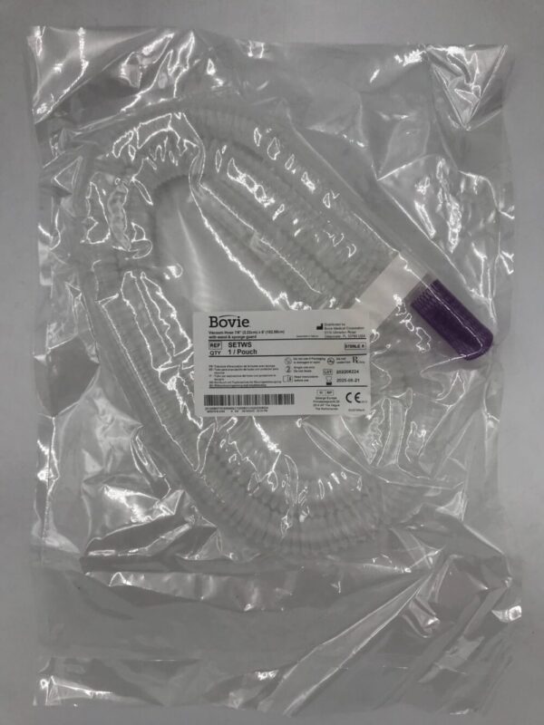 BOVIE SETWS Vacuum Hose w/Wand & Sponge Guard 7/8in x 6ft