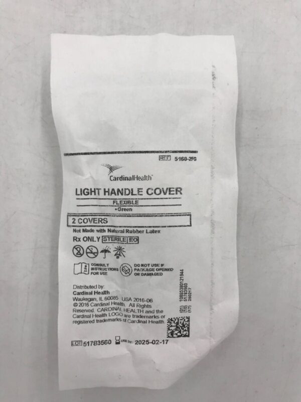 CARDINAL HEALTH 5160-2FG Light Handle Cover Flexible Green (2/Pkg)