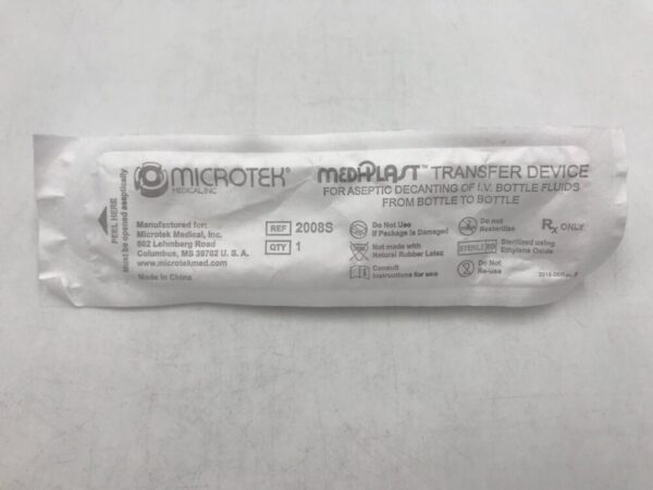 Microtek Medical 2008S Medi-Plast Transfer Device