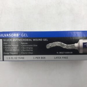 Medline Silvasorb Silver Antimicrobial Wound Gel, 0.25 Oz Tube - MSC93025EPH