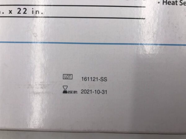 Cardinal Health 90422 Paper Sterilization Pouch Heat Seal 4in x 22in (200/Box) (X)
