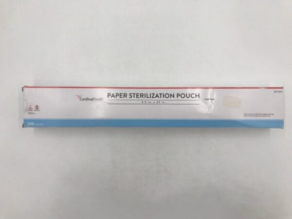 Cardinal Health 92322 Paper Sterilization Pouch Self Seal 3.5in x 22in (200/Box) (X)