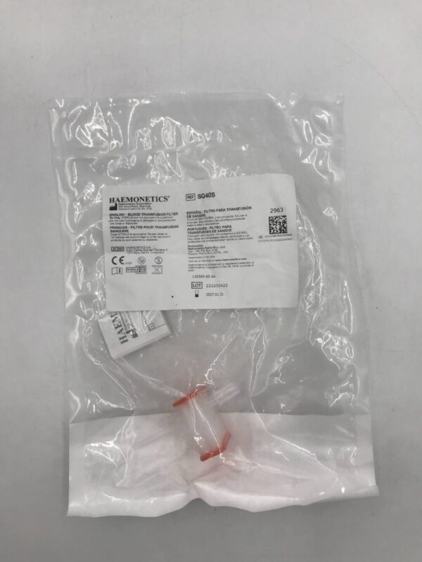 Haemonetics SQ40S Blood Transfusion Filter