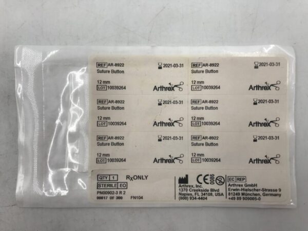 Arthrex AR-8922 Suture Button (X)