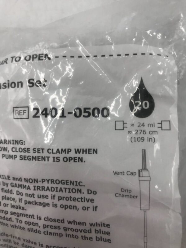 CareFusion 2401-0500 SmartSite Infusion Set 20 Drops (X)