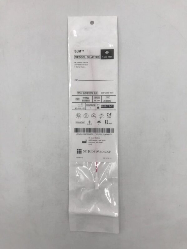 St.Jude 405522 Vessel Dilator 4F 1.33m (X)