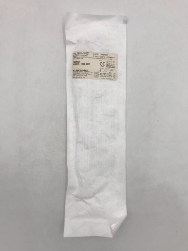 MicroAire 1600-1935T K-Wire Threaded 0.9mm x 229mm (0.035" x 9") (X)