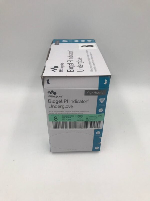 Molnlycke 41680 Biogel PI Indicator Underglove  Size 8 (50/Box)