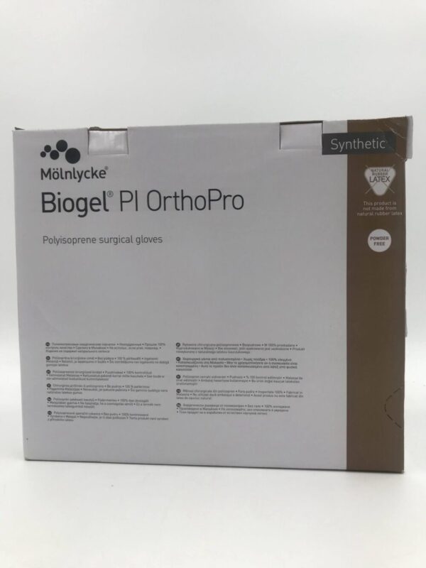 Molnlycke 47670 Biogel PI OrthoPro Polyisoprene Surgical Gloves Size 7 (50/Box)