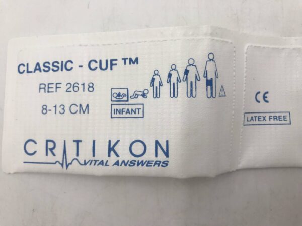 Critikon 2618 Classic - Cuff Range 8-13cm Infant Blood Pressure Cuff