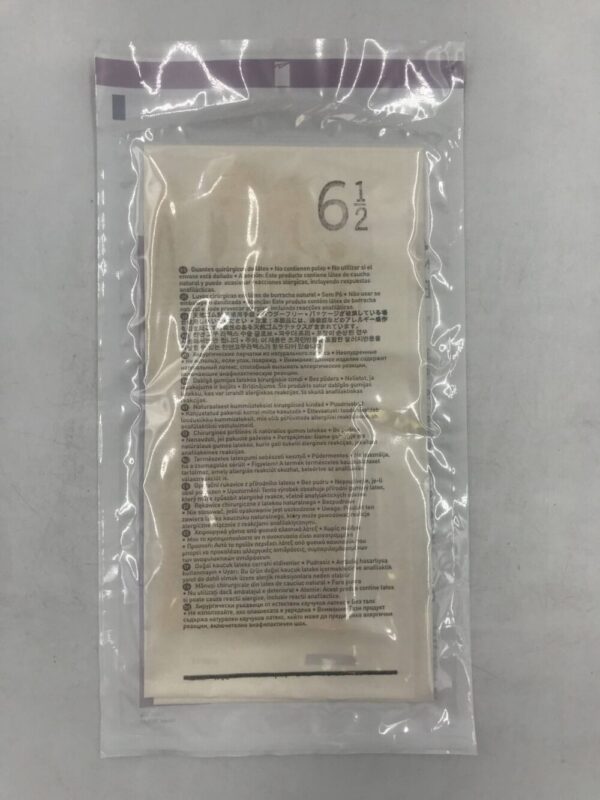 MOLNLYCKE 30665 Biogel Sensor Natural Rubber Latex Surgical Gloves Size 6.5