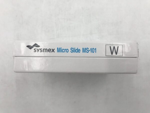 Sysmex MS-101 Micro Slide Size 76 x 26mm Frosted 15mm Ground Edges Pre-Cleaned Thickness 0.9 - 1.2mm (100/Box)