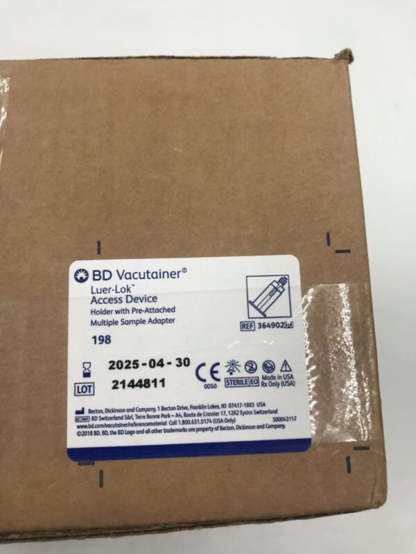 BD 364902 Vacutainer Luer-Lok Access Device Holder (198/Case)
