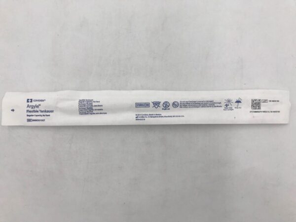 COVIDIEN 8888501007 Argyle Flexible Yankauer, Regular Capacity, No Vent