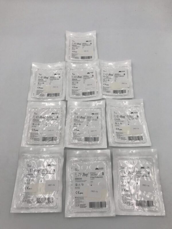 Briggs Medical 7535 Mabis U-Bag Single Specimen Urine Collectors Newborn (10/Pack) (X)