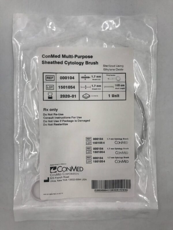 ConMed 000104 Multi-Purpose Sheathed Cytology Brush 160cm(X)