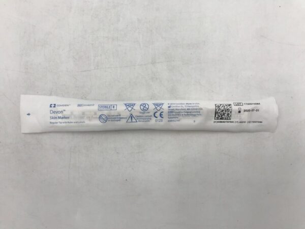 Covidien 31145777 Devon Skin Marker Regular Tip with Ruler and Labels (X)