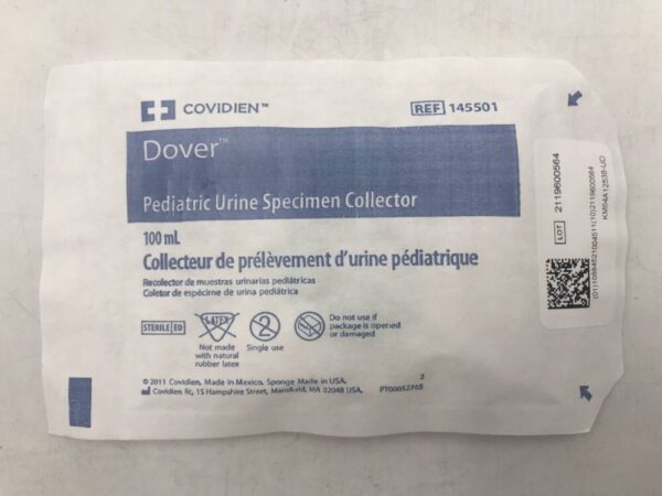 Covidien 145501 Dover Pediatric Urine Specimen Collector 100mL