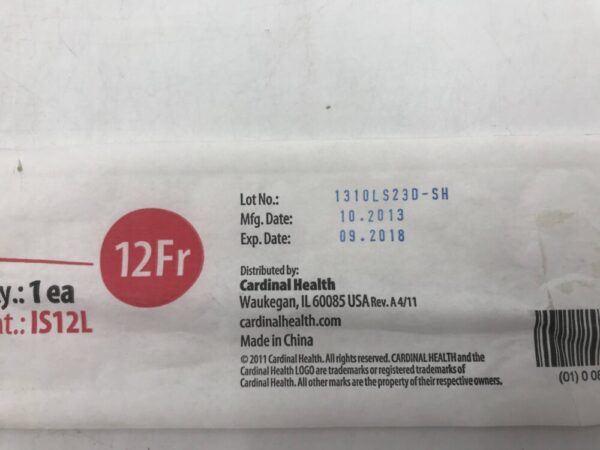 Cardinal Health IS12L Lubricated Intubating Stylet 12Fr (X)