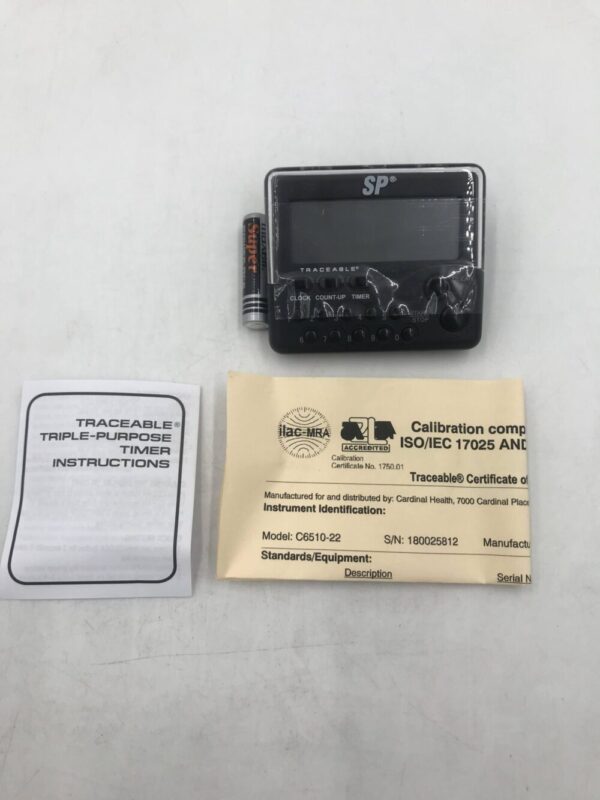 Cardinal Health C6510-22 Brand Traceable Triple Purpose Timer