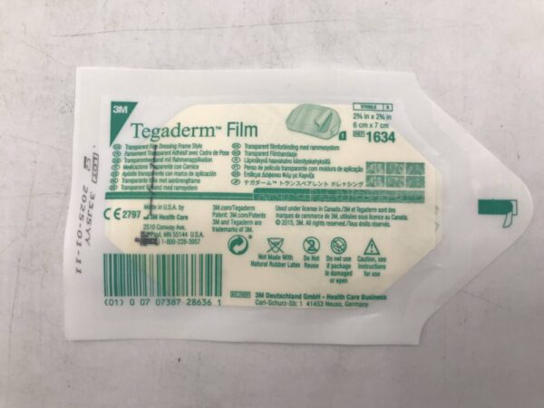 3M 1634 Tegaderm Film Transparent Film Dressing Frame Style