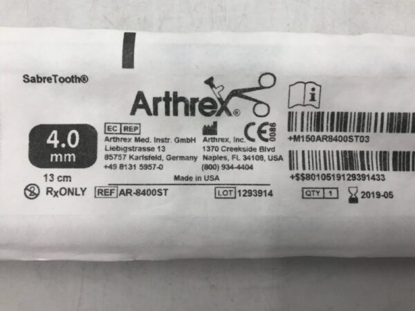 Arthrex AR-8400ST Sabre Tooth 4.0mm (X)
