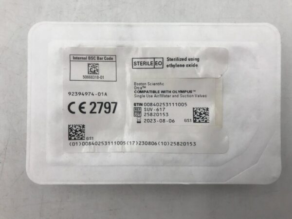 Boston Scientific SUV-617 Single Use Air/Water and Suction Valves (X)