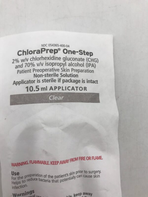 CareFusion 260700 ChloraPrep One-Step 2% w/v Chlorhexidine Gluconate And 70% v/v Isopropyl Alcohol (X)