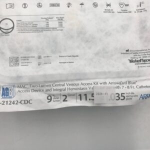 ARROW AK-21242-CDC AGB MAC Two-Lumen Central Venous Access Kit 9F