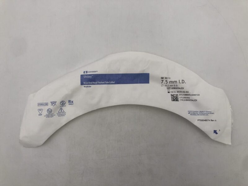 Covidien 86112 Shiley Hi-Lo Oral/Nasal Tracheal Tube Cuffed Murphy