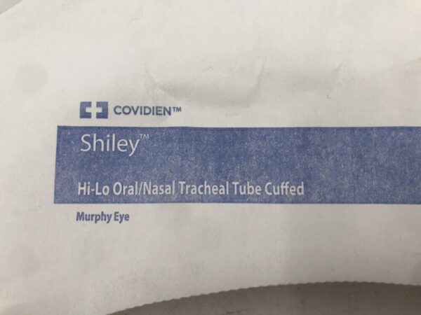 Covidien 86111 Shiley Hi-Lo Oral/Nasal Tracheal Tube Cuffed Murphy Eye 7.0mm=I.D. 9.5mm=O.D.