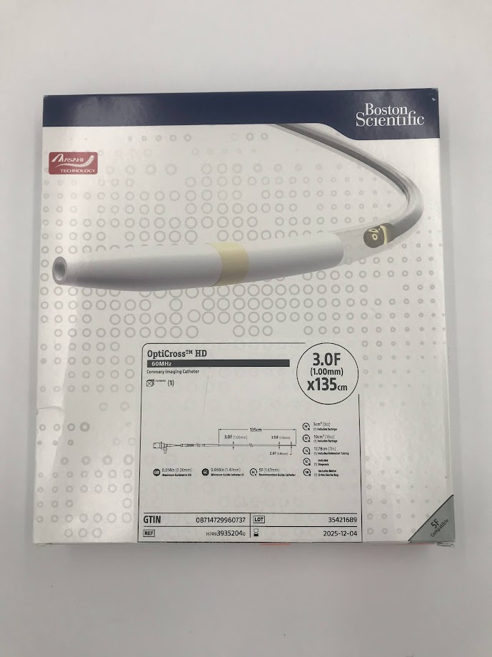Boston Scientific 3935204 OptiCross HD 60MHz Coronary Imaging Catheter 3.0F x 135cm (X)