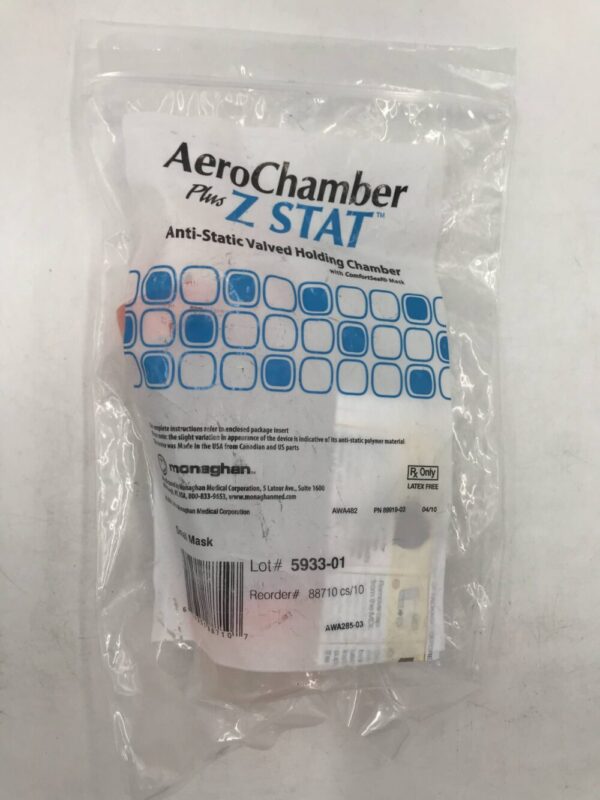 Monaghan 88710 AeroChamber Plus Z Stat Anti-Static Valved Holding Chamber