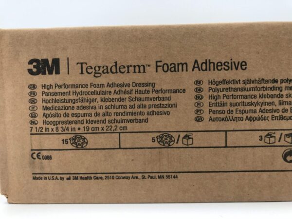 3M 90616 Tegaderm Foam Adhesive High Performance Foam Adhesive Dressing (15/Case) (X)