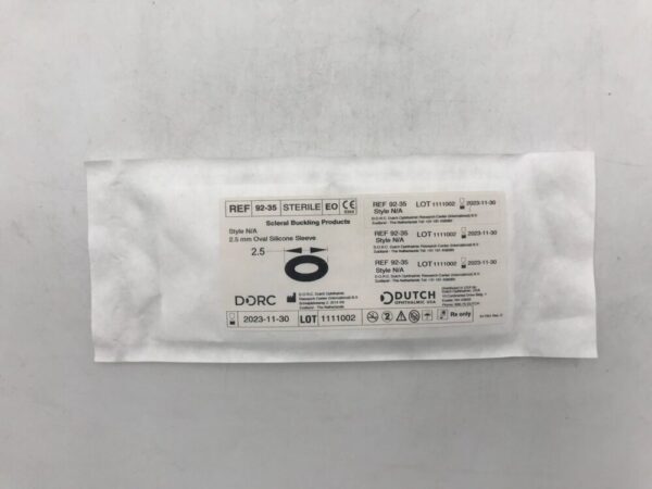 Dorc 92-35 Style N/A 2.5mm Oval Silicone Sleeve (X)