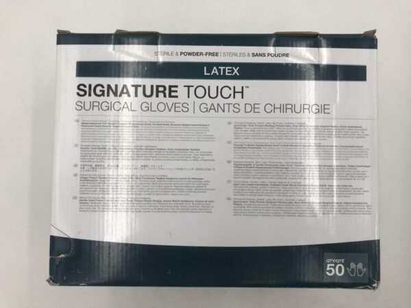 MEDLINE MSG8970 Signature Touch Surgical Gloves, Size 7 (50Pairs/Box)(X)