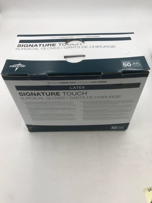 MEDLINE MSG8970 Signature Touch Surgical Gloves, Size 7 (50Pairs/Box)(X)